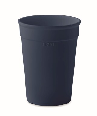 Plastový kelímek na kávu, 300ml, tmavě modrý