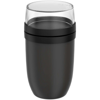 Mepal Ellipse obedár 750 + 300 ml, čierna