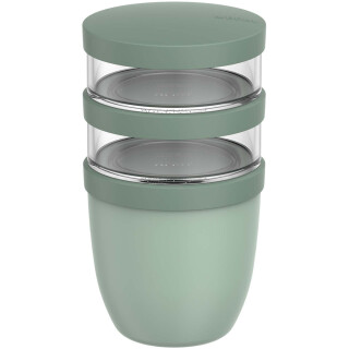 Mepal Ellipse 3-dielny obedový hrniec 500 ml + 2x200 ml, jemná zelená