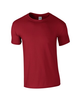 Triko GILDAN SOFTSTYLE ADULT T-SHIRT 153g, červenohnědá světlá, XL