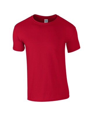 Triko GILDAN SOFTSTYLE ADULT T-SHIRT 153g, tmavě červená, 2XL