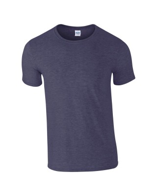 Triko GILDAN SOFTSTYLE ADULT T-SHIRT 153g, námořní modrá melange, S
