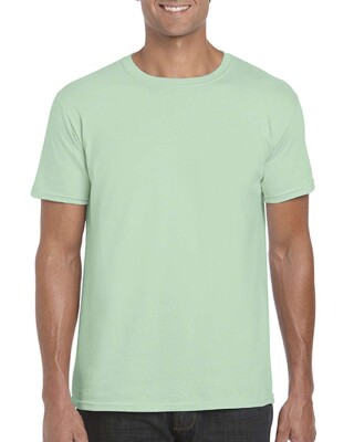 Triko GILDAN SOFTSTYLE ADULT T-SHIRT 153g, mátová, 2XL
