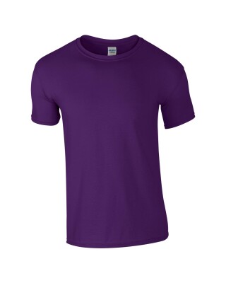 Triko GILDAN SOFTSTYLE ADULT T-SHIRT 153g, tmavě fialová, M