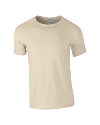 Triko GILDAN SOFTSTYLE ADULT T-SHIRT 153g, béžová, 3XL