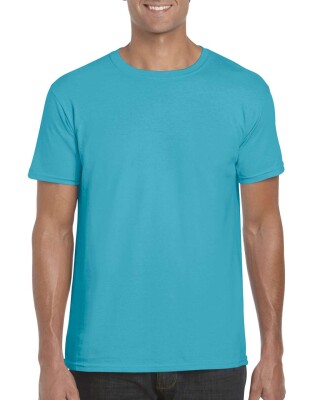 Triko GILDAN SOFTSTYLE ADULT T-SHIRT 153g, tyrkysová, XL