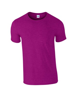 Triko GILDAN SOFTSTYLE ADULT T-SHIRT 153g, fialová, XL