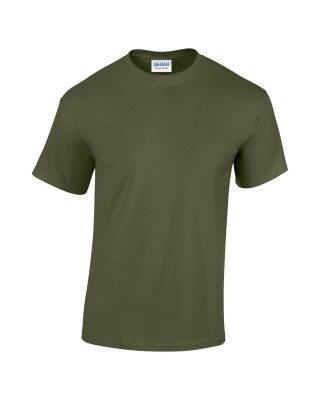 Triko GILDAN HEAVY COTTON ADULT T-SHIRT 180g, vojenská zelená tmavá, L