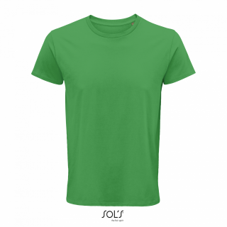 Pánské tričko SOLS CRUSADER MEN - ROUND-NECK FITTED JERSEY T-SHIRT, středně zelená, 3XL