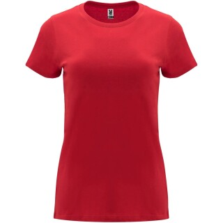Dámské tričko s krátkým rukávem, ROLY CAPRI, červená, vel. 2XL