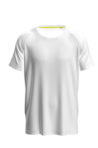 Pánske funkčné tričko Stedman Mesh Raglan, biela, veľkosť M