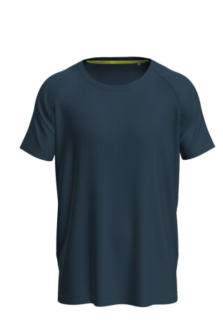 Pánske funkčné tričko Stedman Mesh Raglan, tmavomodré, veľkosť XXL
