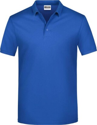 Pánské piqué polo James & Nicholson, královská modrá, 3XL