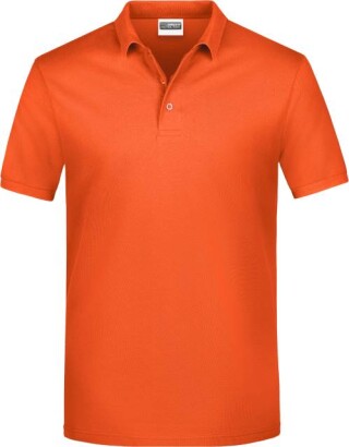Pánské piqué polo James & Nicholson, oranžová, 3XL
