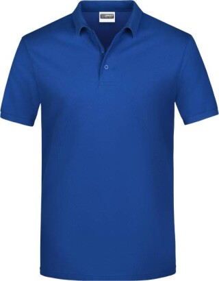 Pánské piqué polo James & Nicholson, tmavě královská modrá, 5XL