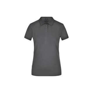 Dámska polokošeľa James Nicholson s elastanom, tmavošedá, XL
