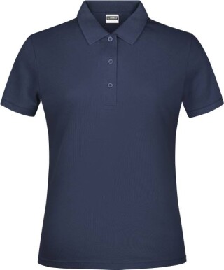 Dámské piqué polo James & Nicholson, námořní modrá, XL