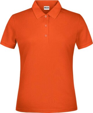 Dámské piqué polo James & Nicholson, oranžová, S