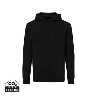 Mikina s kapucí z recyklované bavlny, černá, 5XL