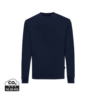 Mikina z recyklované bavlny, námořní modrá, 5XL