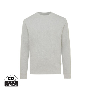 Nebarvená mikina z recyklované bavlny, šedá, 4XL