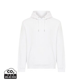 Unisex mikina s kapucňou Iqoniq Joshua, veľkosť L, biela