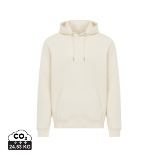 Unisex mikina s kapucňou Iqoniq Joshua, krémová, veľkosť L