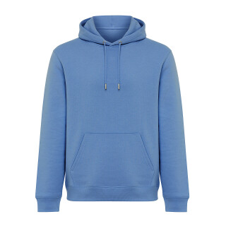 Unisex mikina s kapucňou Iqoniq Joshua, svetlomodrá, veľkosť XS