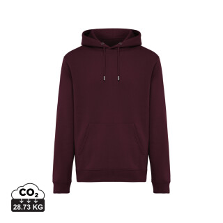 Unisex mikina s kapucňou Iqoniq Joshua, veľkosť XXL, vínová