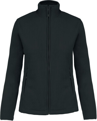 Dámská mikrofleecová mikina Kariban fleece jacket women, tmavě šedá, vel. XL