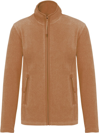 Dámská mikrofleecová mikina Kariban fleece jacket women, sv. hnědá, vel. L