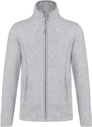 Dámská mikrofleecová mikina Kariban fleece jacket women, šedý melír, vel. XL