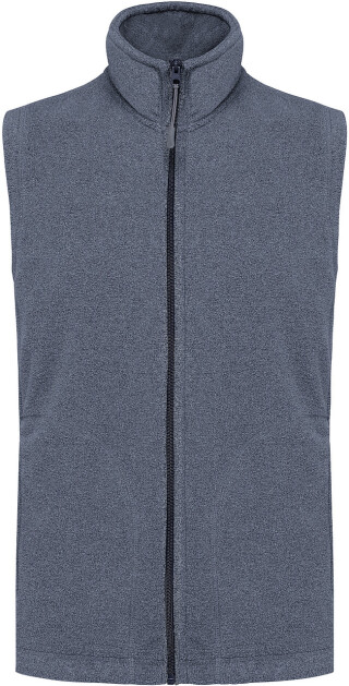 Pánská mikrofleecová vesta Kariban fleece vest men, tmavá námořní modrá, vel. S