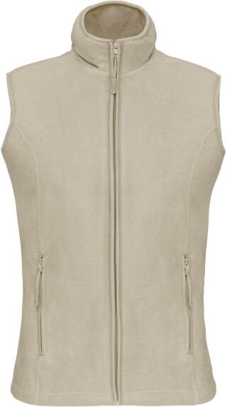Dámská mikrofleecová vesta Kariban fleece vest women, béžová, vel. M
