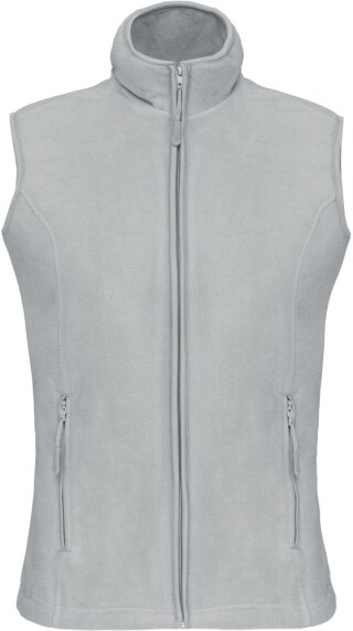 Dámská mikrofleecová vesta Kariban fleece vest women, sv. šedá, vel. 4XL
