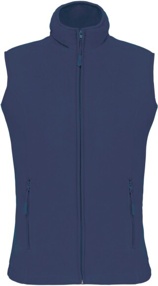 Dámská mikrofleecová vesta Kariban fleece vest women, tmavě modrá, vel. 4XL