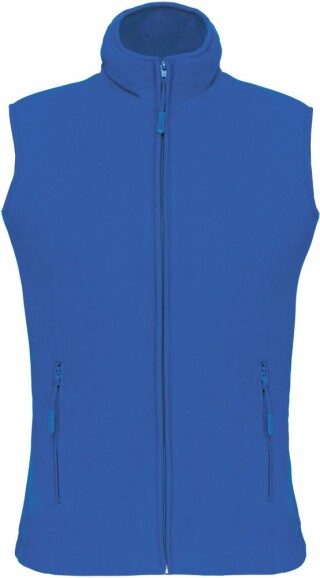 Dámská mikrofleecová vesta Kariban fleece vest women, kobaltově modrá, vel. 4XL