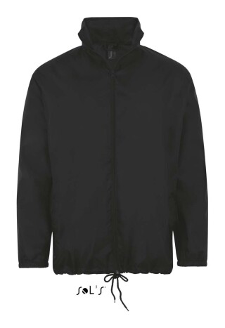 Unisex větrovka SOLS SHIFT - UNISEX WATER REPELLENT WINDBREAKER, černá, XL