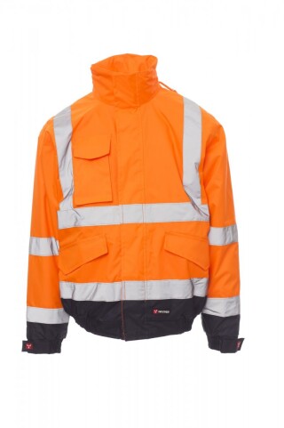 Bunda Payper PADDOCK, fluorescenční oranžová, 4XL