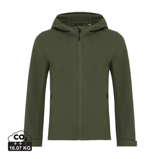 Dámská softshellová bunda z recyklovaného polyesteru, khaki, vel. XL