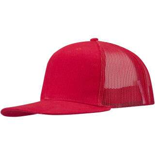 Drift Snapback šiltovka s 6 panelmi, 260 g/m2, červená