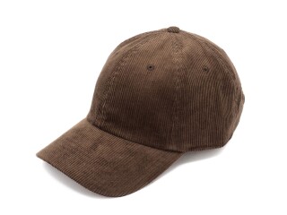 Manšestrová 6panelová kšiltovka, hnědá