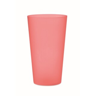 AMONDE Plastový kelímek, 500 ml, červená
