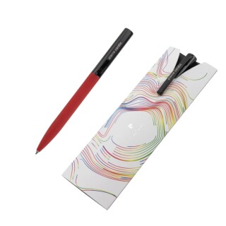 Pierre Cardin Vivid Kovové guľôčkové pero, červené
