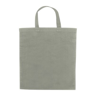 Bavlněná taška s krátkými uchy, šedá