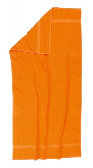 Bavlněný plážový ručník, oranžová