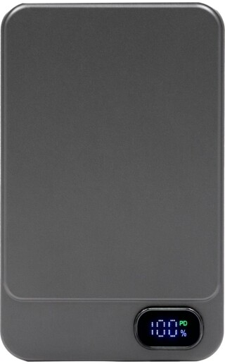 DENIA Bezdrátová powerbanka BrandCharger s kapacitou baterie 5000 mAh, gun metal