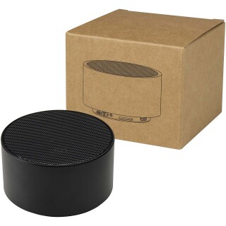 Bezdrátový reproduktor 3W z recyklovaného hliníku, černá