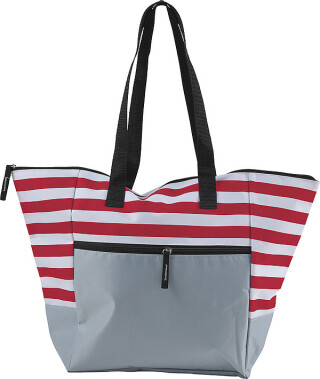 BOLSA Plážová taška na zip, červená