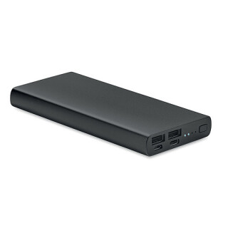 BRAHMA Hliníková powerbanka s kapacitou 10 000 mAh, černá